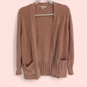 Seven7 Women's Open Front Cardigan - Dusty Pink